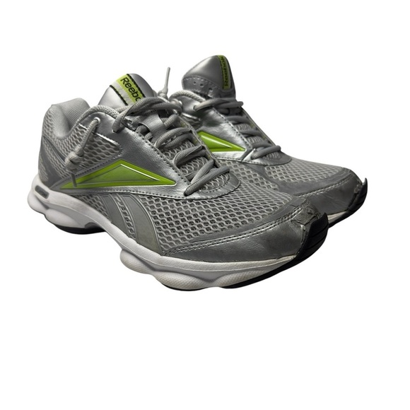 Reebok Shoes - Reebok Women’s Gray and Green Runtone Running Shoes Size 10